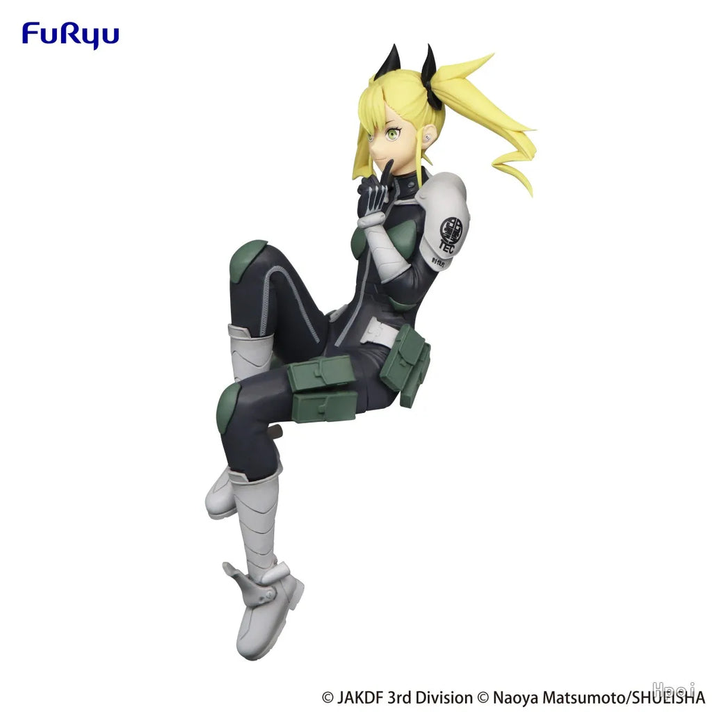 11CM Kikoru Shinomiya Figure Kaiju No. 8 Anime Noodle Stopper Cute Table Decoration Model Toy Gift Collection Ornaments PVC