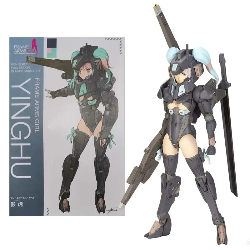 Kotobukiya Frame Arms Girl Model Kit FG027 Yinghu Anime Figure Building Kit Mobile Suit Girl Action Figure Toy