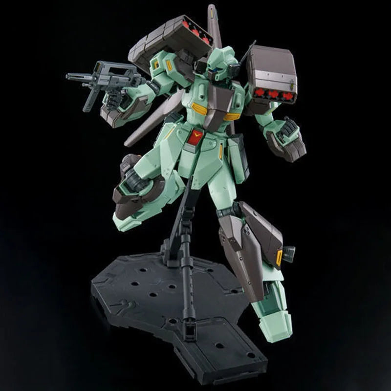 Bandai Genuine MG Stark Jegan RGM-89S 1/100 Anime Action Figure Assembly Model Toys Collectible Model Ornaments Gifts For Childn