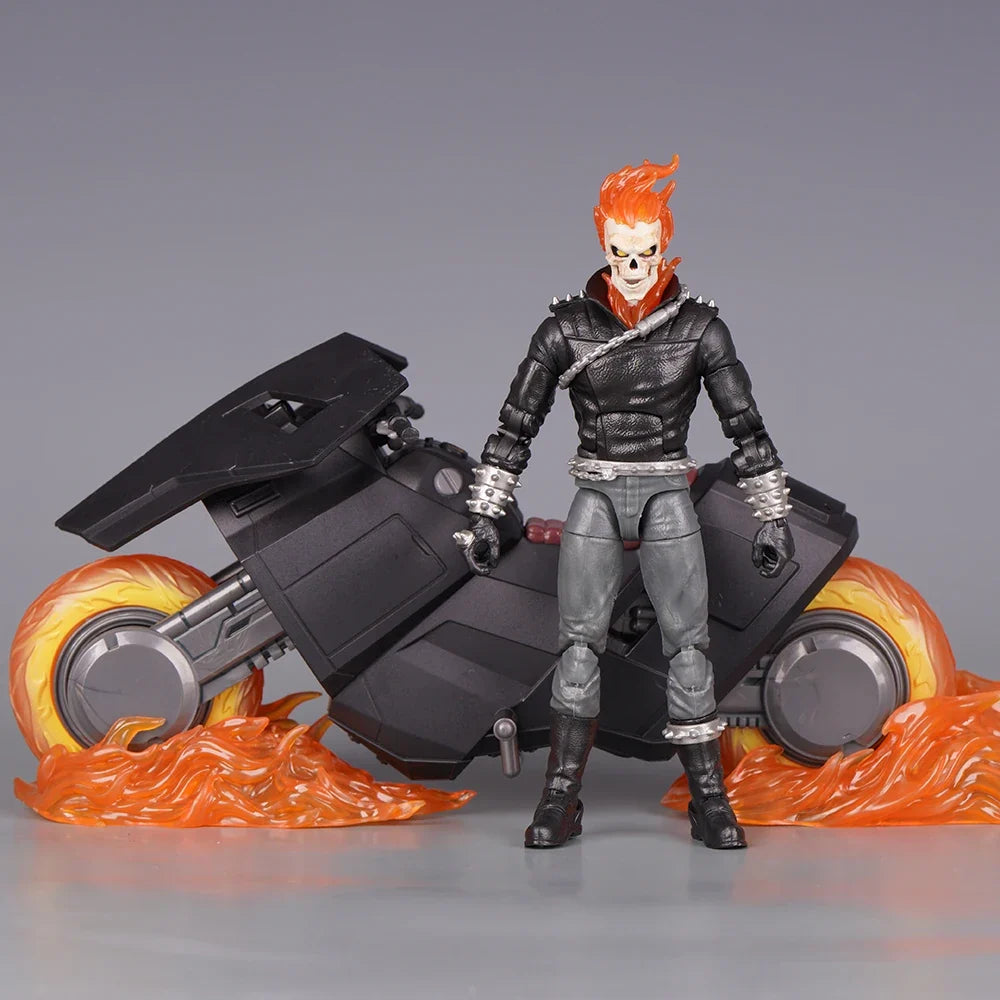 Legends 85th Anniversary Ghost Rider 6" Anime Figurine Action Figure Exclusive GK Collection Model Statue Customized Toys Gifts