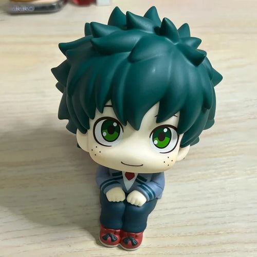 10cm boku no hero academy anime figure midoriya izuku action figure bakugo katsuki/todoroki shoto statuette pvc collection toys