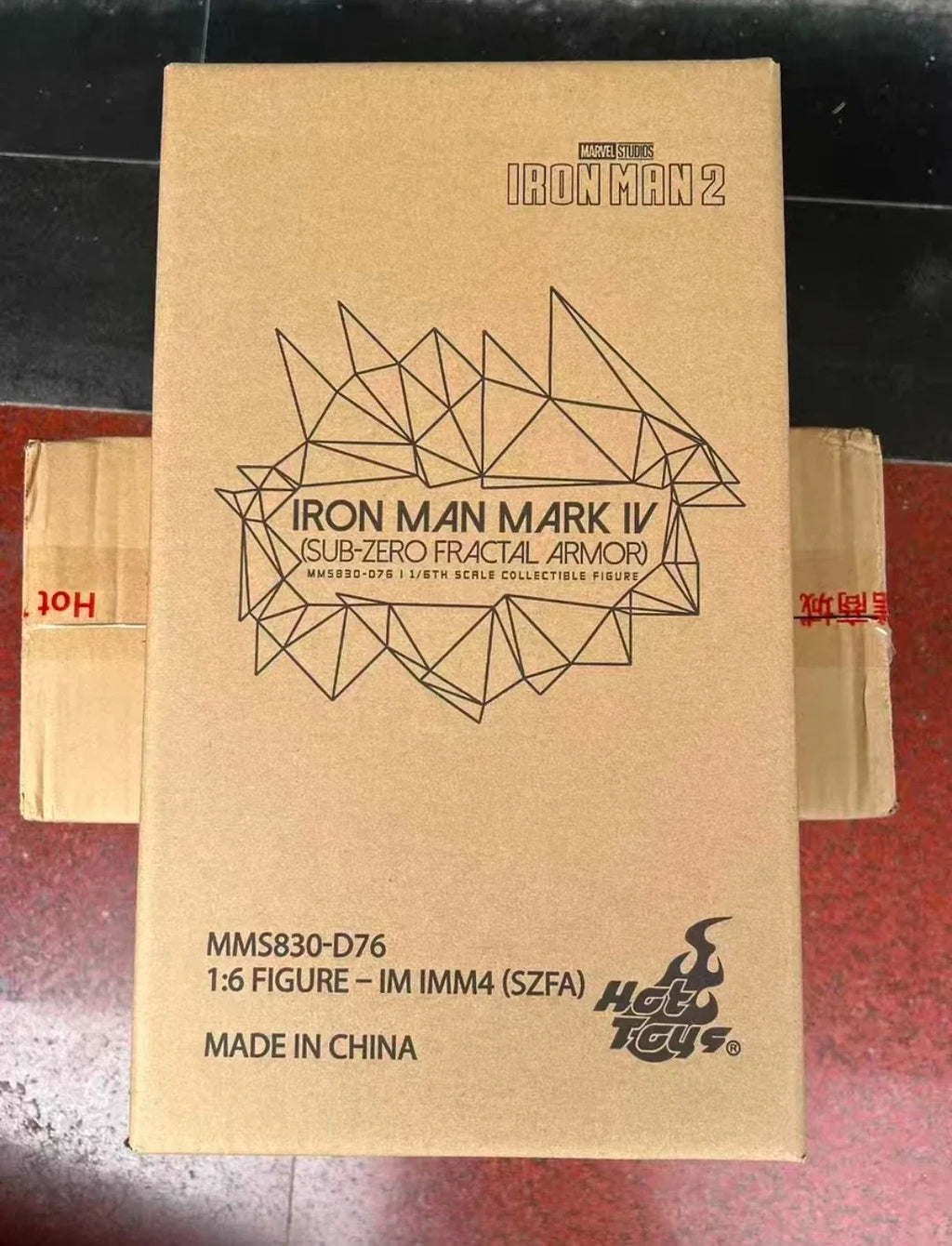 [In Stock] HotToys HT MMS830D74 "Iron Man 2" #Iron Man Mark4 (Polar Geometry Edition) Movable Soldier Suit Figure Toy Collection