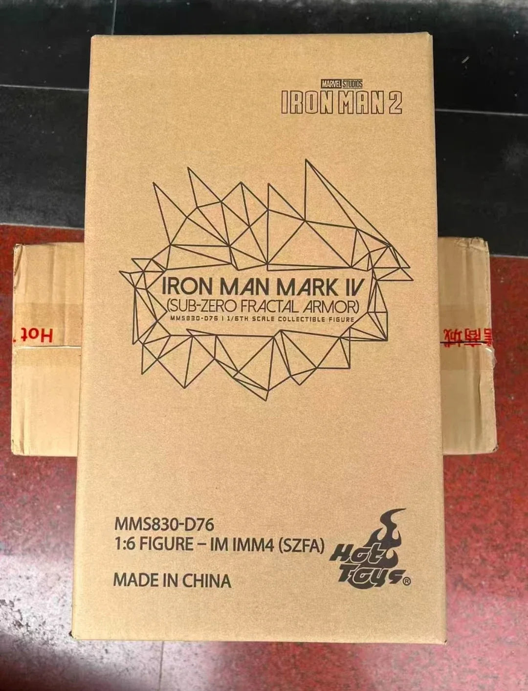 [In Stock] HotToys HT MMS830D74 "Iron Man 2" #Iron Man Mark4 (Polar Geometry Edition) Movable Soldier Suit Figure Toy Collection