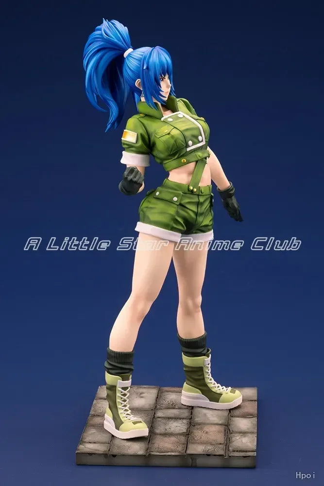 In Stock Original Kotobukiya SNK Beautiful Girl Series THE KING OF FIGHTERS 97 Leona Heidern Anime Figure Model Collection