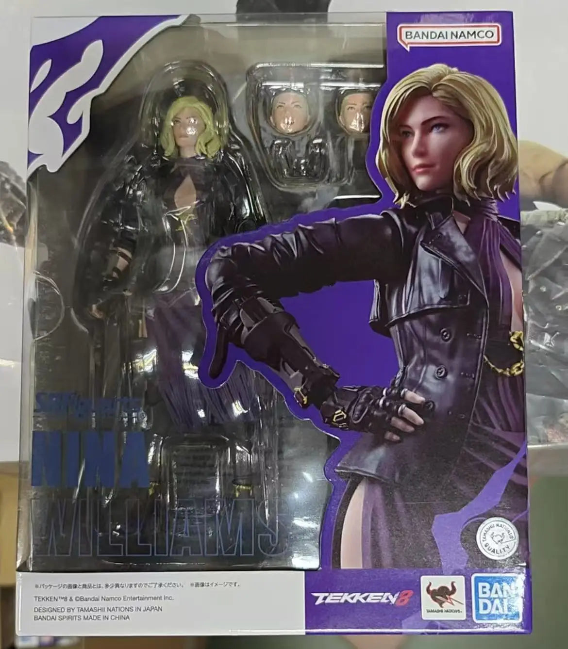100% Original Bandai Shf S.H.Figuarts Nina Williams Tekken 8 In Stock Anime Action Collection Figures Model Toys In Stock Gifts