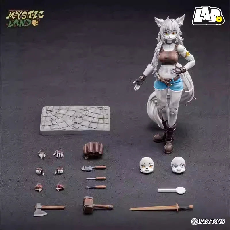 IN STOCK  Original LADOTOYS Magical Continent Leah - Repairer Style 1/12 Action Figure 6inch Full Set Model Toys Collection Gift