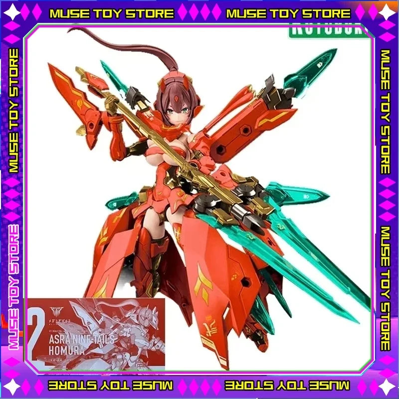Kotobukiya Original Model Kit MEGAMI DEVICE ASRA NINE-TAILS HOMURA Anime Action Figure Assembly Model Toy for Boys Gifts