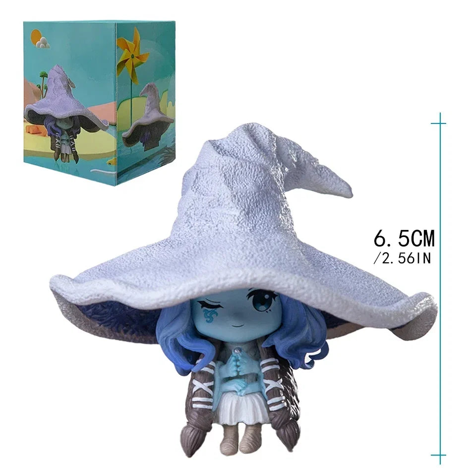 2026 Elden Ring Gaming Q Version Mini Action Figures Set - Ranni Cat Melina Malenia the Half-Wolf Lani Magic Ornaments Dolls