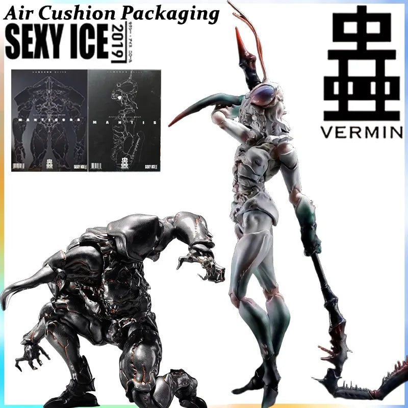 Sexy Ice Echte Schädlingsserie Gottesanbeterin Mädchen Tigerkäfer Künstliches Evolutionäres Experiment Subjekt Actionfiguren Modell Spielzeug Geschenk
