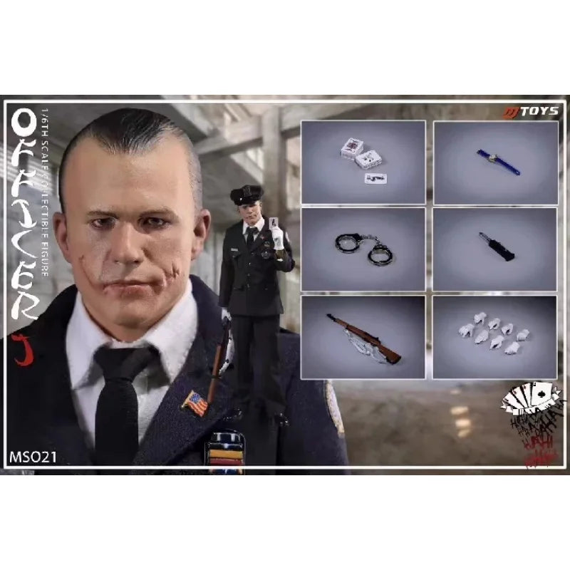 MToys Batman the Dark Knight Heath Ledger Joker Action Figure MS021 Collectible PVC Model Toy Soldier Original Collectible