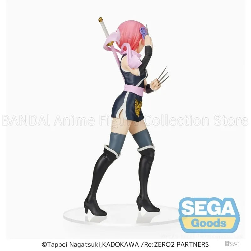 In Stock Original Re: ZERO - Starting Life in Another World - Remu/Ramu Kunoichi Version Model Toys Gifts Collection