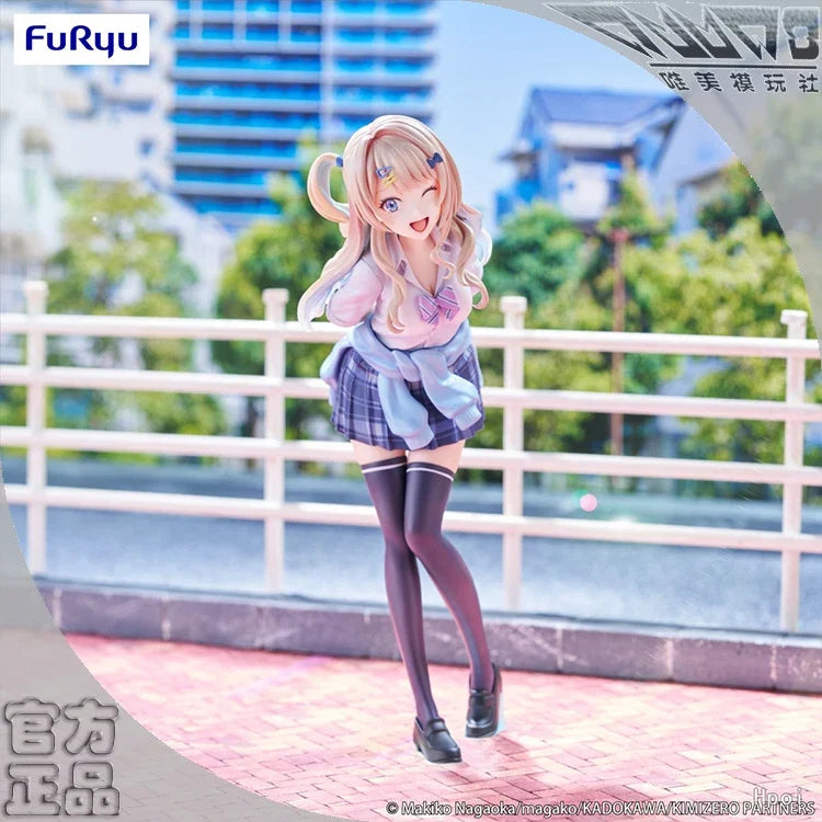 In Stock  Genuine Furyu You Were Experienced, I Was Not: Our Dating Story  Runa Shirakawa Anime Action Figures Toy