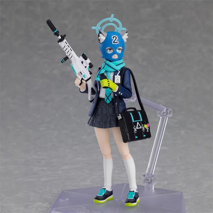 Anime Desert Wolf Girl Figure, School Tactical Articulated Model, Hand-Painted Collectible Box Set