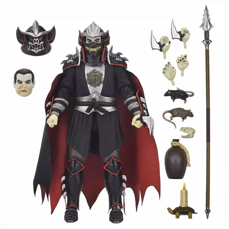 Universal Monsters Figure NECA Teenage Mutant Ninja Turtle Shredder As Dracula Action Figuras 7-Inch Movable Model Original Gift