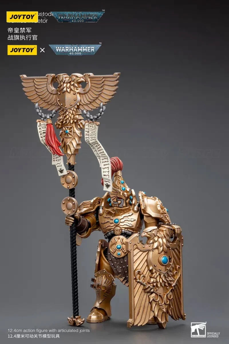 【In Stock】JOYTOY 1/18 Action Figure Warhammer 40K Adeptus Custodes Vexilus Praetor Toys