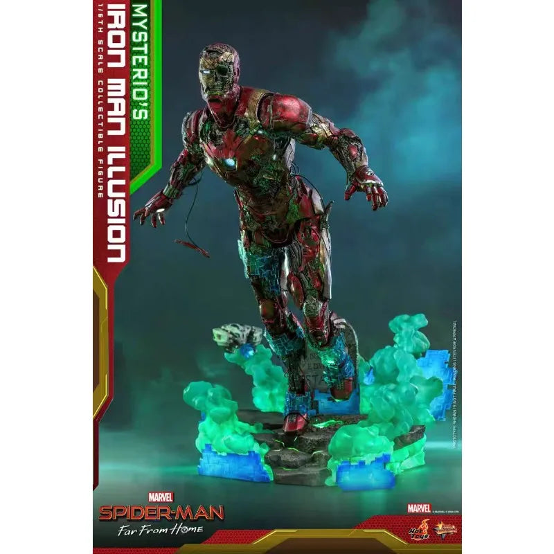 Original Hot Toys MARVEL MMS580 Mysterios Iron Man Illusion Spider-Man Far From Home Anime Figuren Modelle Sammlung