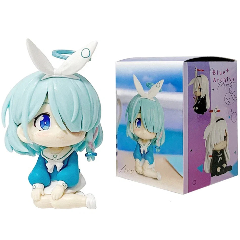 In Stock Blue Archive Plana Arona Figure PVC Anime Collect Anime Characters Ornaments Cute Cartoon Festival Christmas Gift
