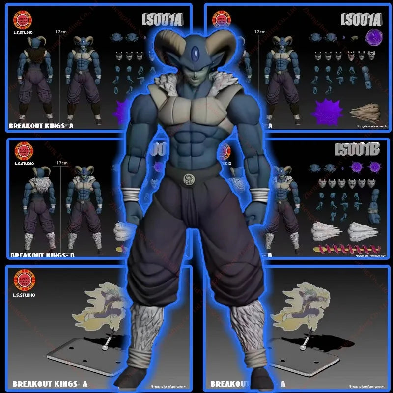LS Studio Dragon Ball Super Moro Moro A/B Double Form | 1/12 Moving Joint Fighting Pose Collection Figure Model
