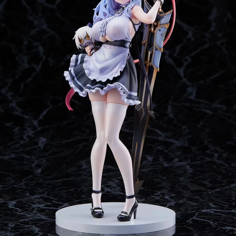 23CM Anime Gam Azur Lane Dido Figure 1/7 Heavy Armor Ver Maid Dress Up Stand Model Toy Doll Action Figure PVC