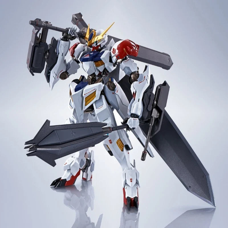 BANDAI Original MR Series ASW-G-08 Gundam Barbatos Lupus Anime Action Figure Assembly Desktop Ornament Toys Collectible Model
