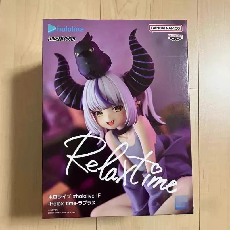 Auf Lager Original Bandai Banpresto Relax Time Hololive La+ Darknesss Kawaii Anime Loli Girls Figuren Modell Spielzeug Dekoration Geschenk