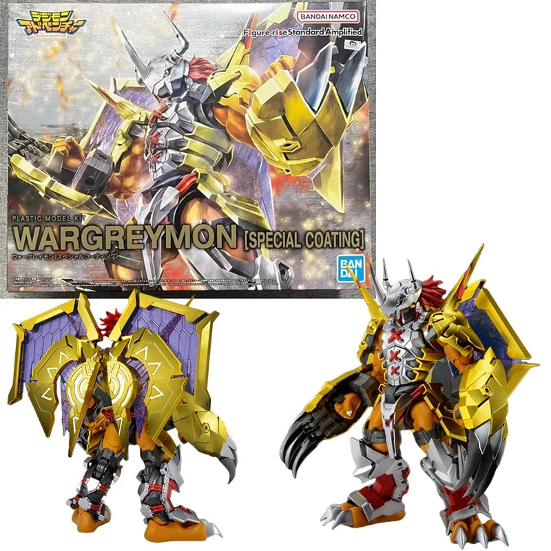 Bandai Genuine FRS Digimon Adventure Metal Garurumon War Greymon Omegamon X-Antibody Anime Action Figure Assembly Model Toy Gift