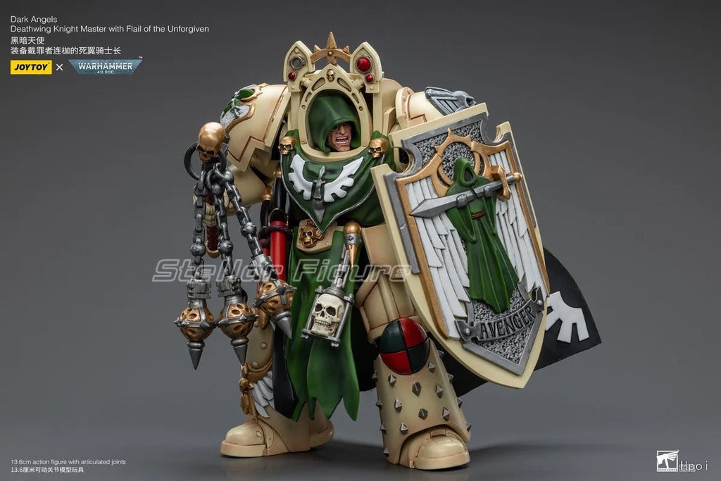 【SF】JOYTOY 1/18 Action Figure Dark Angels Deathwing Knight Master with Flail of The Unforgiven Model Toys Collection Ornaments