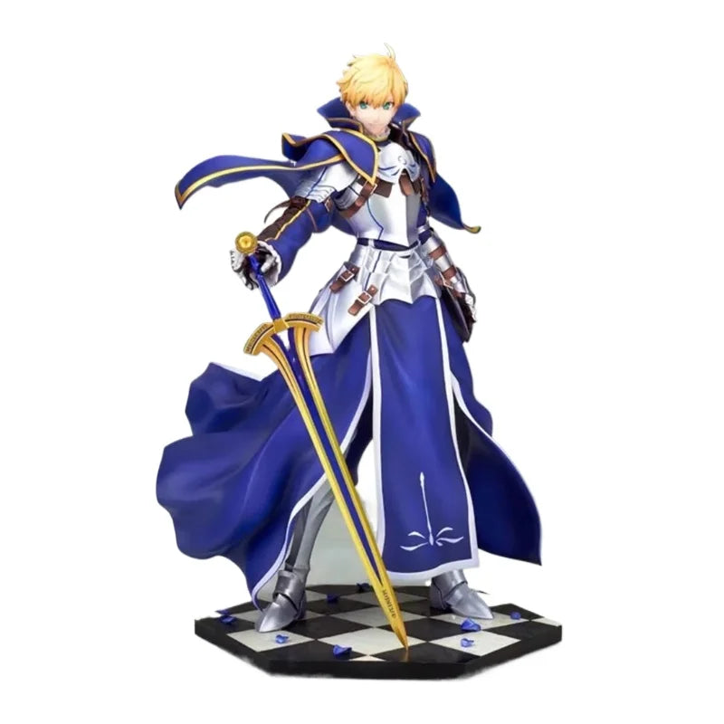 24cm New Fate/stay Night Arthur Pendragon Anime Figure Peripheral PVC Model Statue Desktop Decoration Ornaments Kids Gift Toys