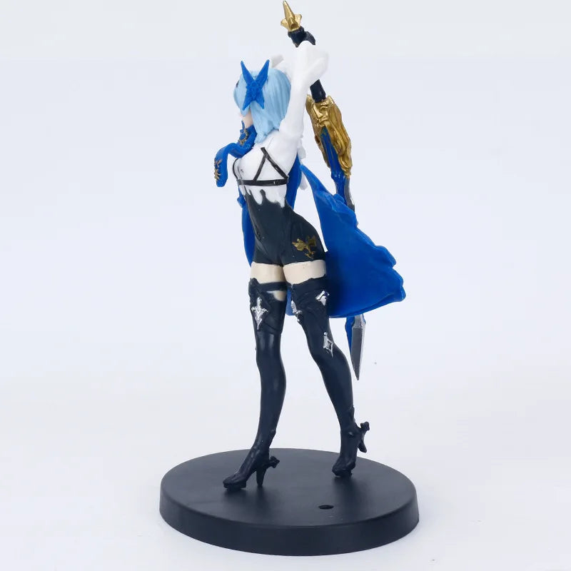 18cm Eula Figure Genshin Impact PVC Action Figure Anime Cute Girl Klee Paimon Eula Figurine Hu Tao Collect Model Toy Doll Gift