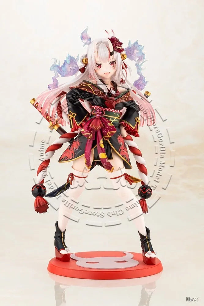 In Stock Original Genuine KOTOBUKIYA Nakiri Ayame hololive Anime Figure Model 245mm Collectible Statue Gift Model Doll Ornament