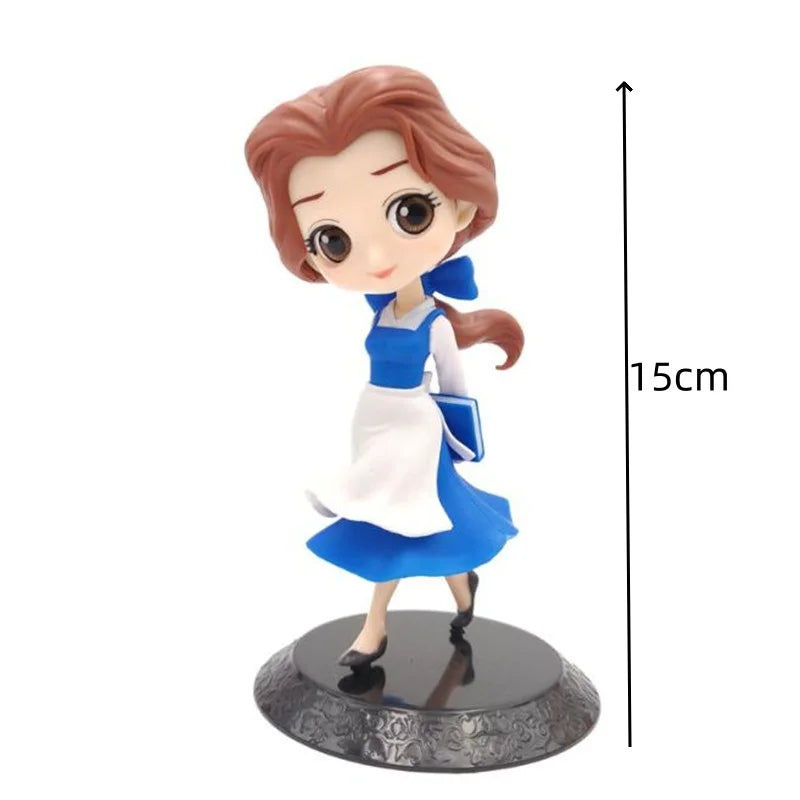 HOT 20+ Style Princess Q Posket Princess Snow Elsa & Anna clown PVC Anime Dolls Figures Collectible Model Kid Toys Gift