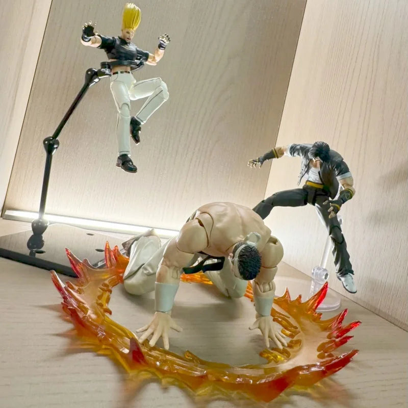 [IN-STOCK]JOYTOY SNK 1/18 Action Figures KOF 98UM Hero Team Kyo Kusanagi&Goro Daimon&Benimaru Nikaido Model Gift