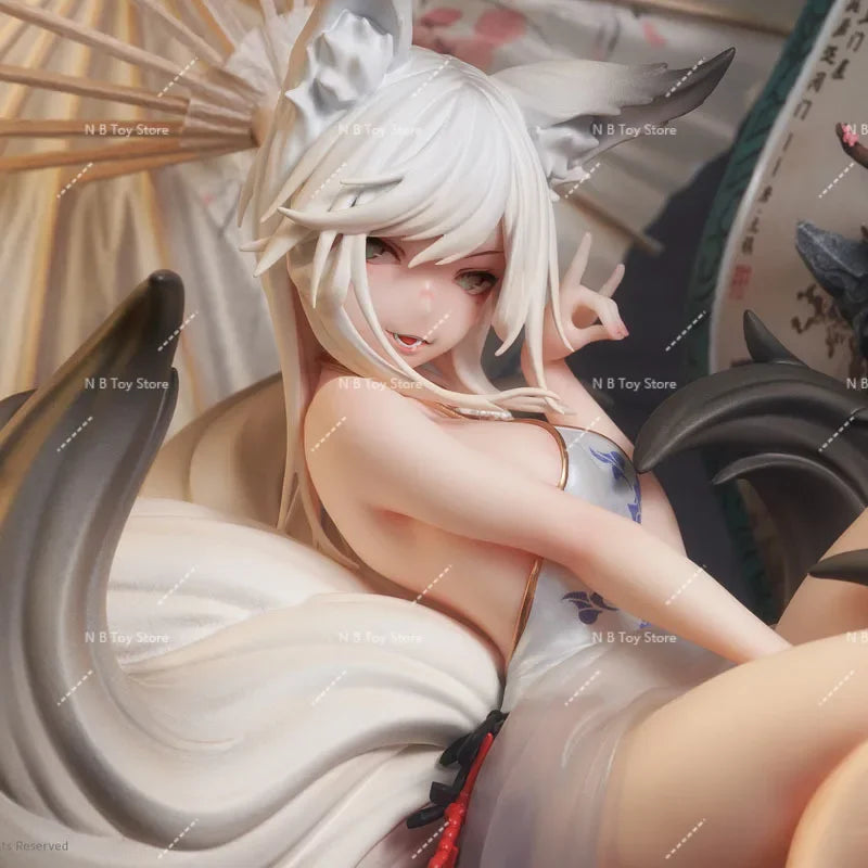 In Stock Fox Mo Li Anime Figure, 25cm Collectible Doll, Original Anime Model, Adorn Gift, 1/7