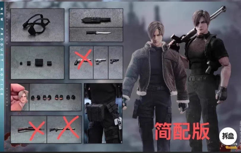 Original auf Lager 1/12 NWtoys Leon Lee Sangguang Biohazard OG Stoff Actionfigur Modell Desktop Sammlung Ornament Spielzeug Geschenke