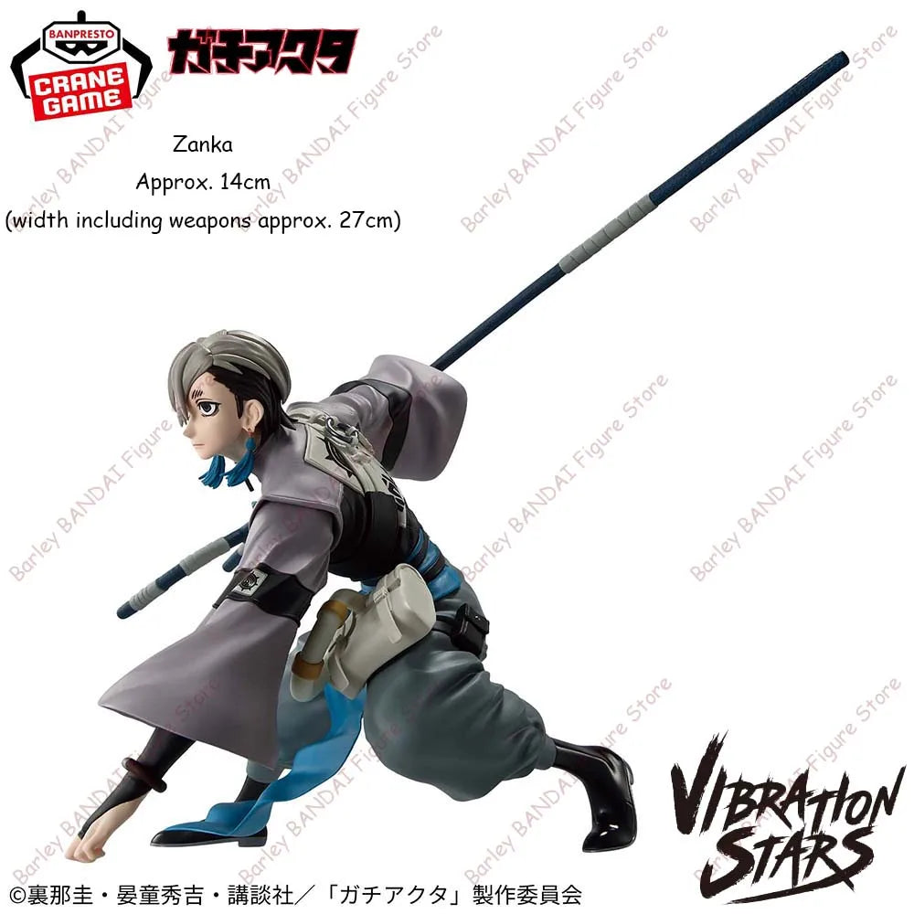 Original In Stock BANPRESTO Gachiakuta VIBRATION STARS Zanka Nijiku Rudo Anime Action Figures Model Toys Holiday Gifts For Kids