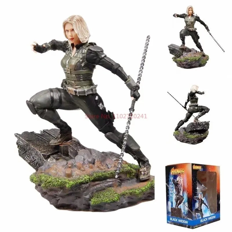 Marvel Avengers Anime 20cm Action Figure Captain America Spider Man Steve Rogers Black Figurine Model Toy Christma Birthday Gift