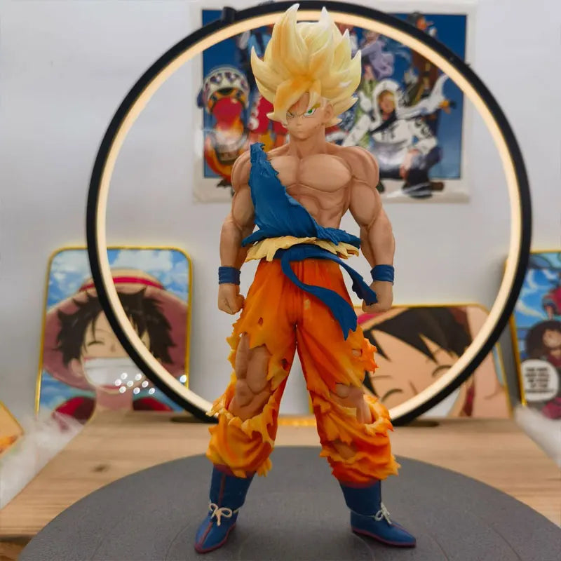 30cm Anime Figurine Dragon Ball Z Son Goku Figures Super Saiyan PVC Model Anime Peripheral Collection Decoration Doll Model Toy