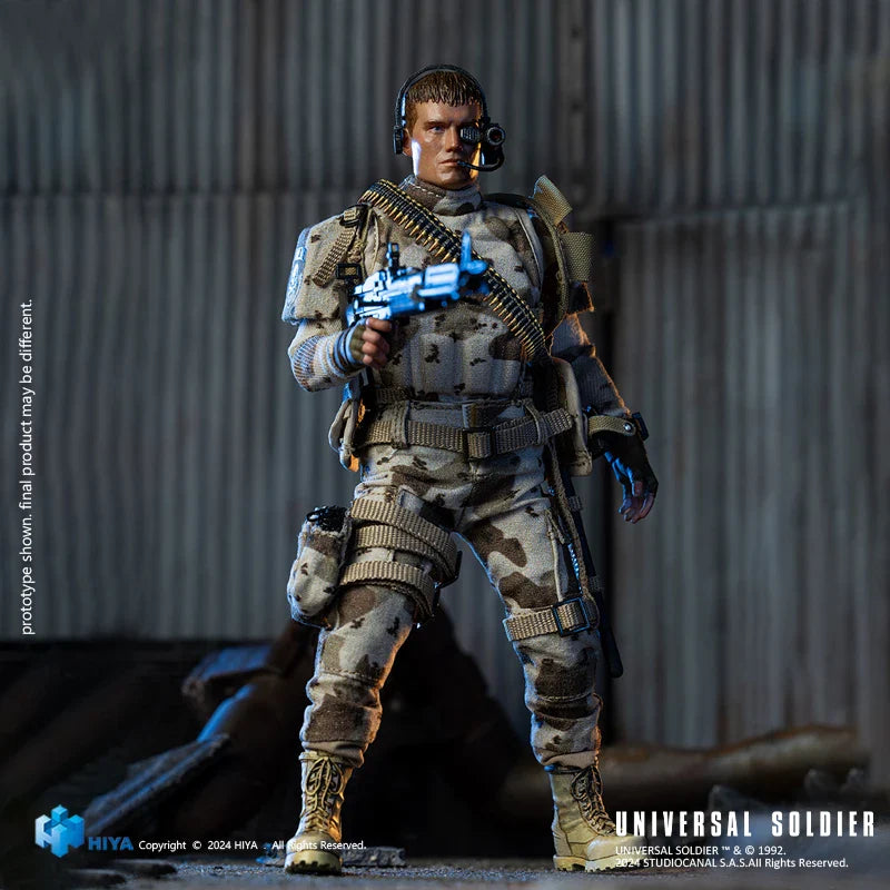 Inventory 1/12 Hiya Super Series Universal Soldier Luc Deverau Action Figure Exquisite Anime Collection Model Toy Holiday Gifts