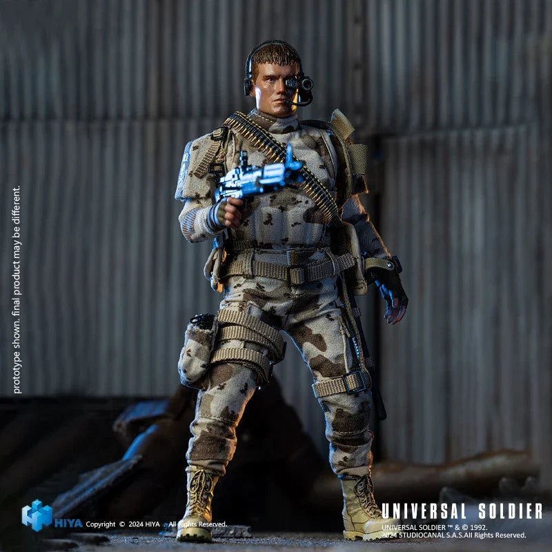 Inventory 1/12 Hiya Super Series Universal Soldier Luc Deverau Action Figure Exquisite Anime Collection Model Toy Holiday Gifts