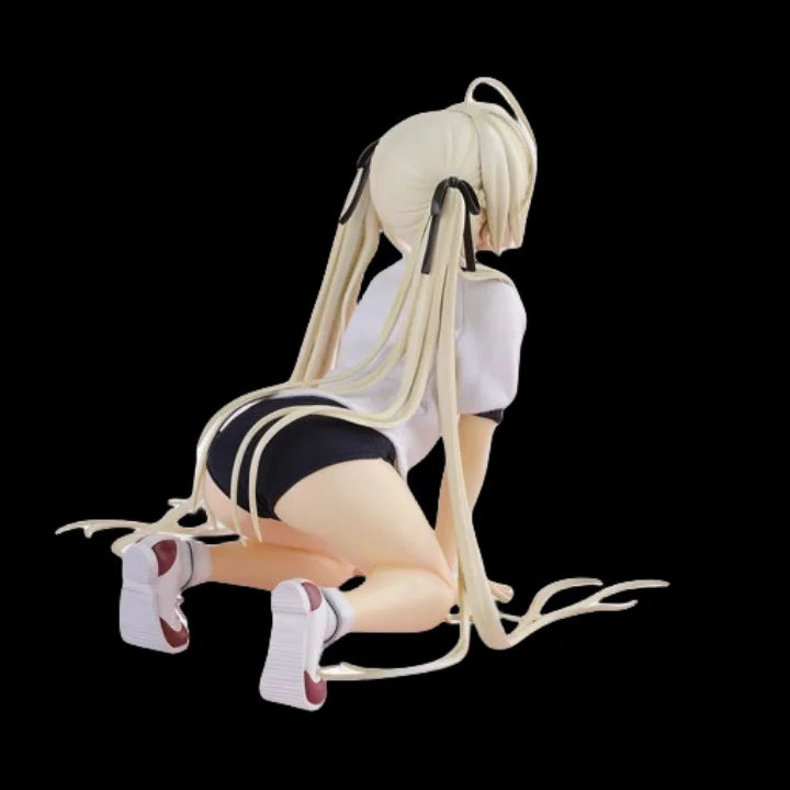 New 12CM Anime Yosuga no Sora Kasugano Sora gym outfit kneeling position Figure Kawaii PVC Model Toys Doll Ornaments Gifts