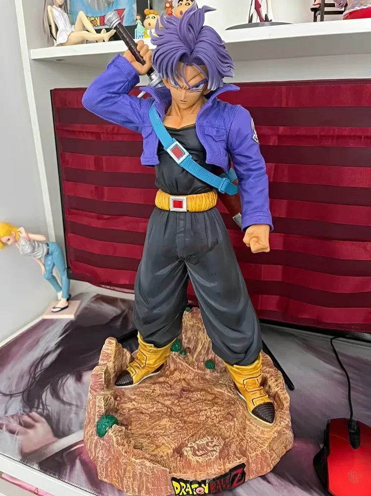 Dragon Ball Trunks Future New 50cmWarrior Action Figure Pvc Anime Model Desktop Decoration Collections Festival Giofts Toys Kid