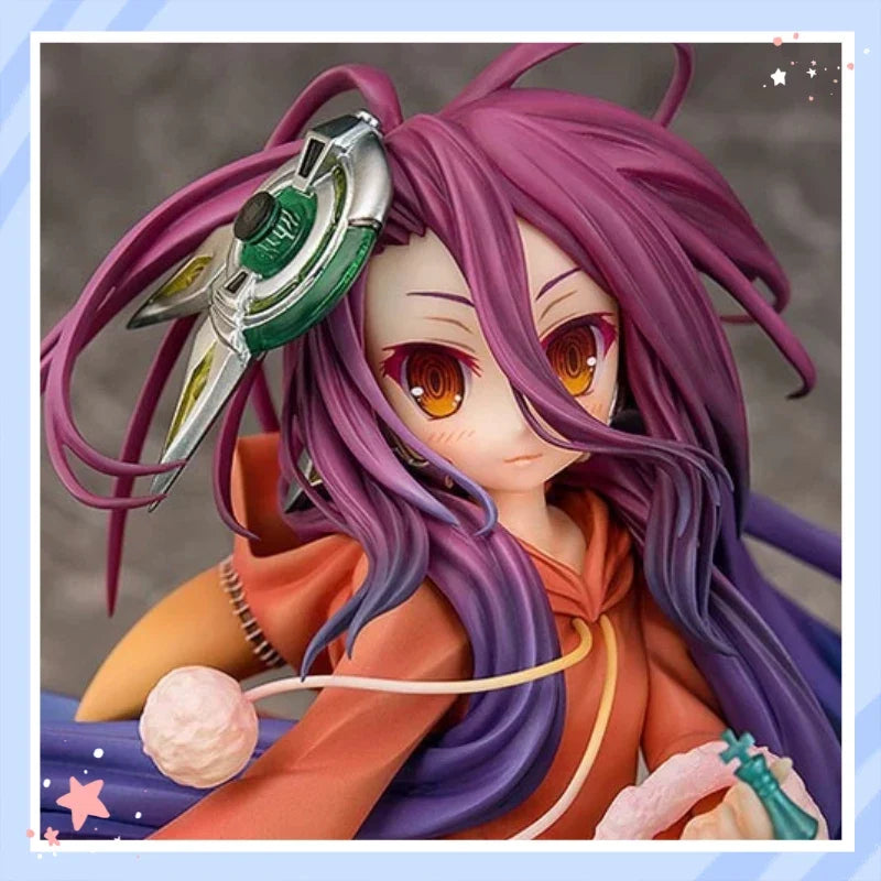 Anime Figure No Game No Life ZERO Shuvi Dola 1/7 Scalee PVC Statue with Colorful Hair Collectible Model Toy for Anime Fans