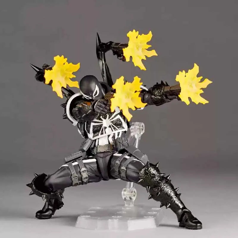 KAIYODO Original REVOLTECH Anime Figure  Agent Venom Action Figure Toys For Boys /Girls /Kids /Christmas Gift Collectible Model