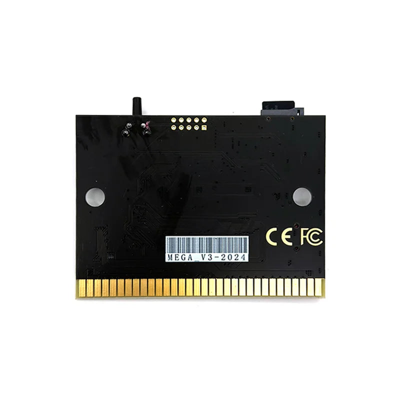 New For MegaDrive Genesis MD V3Pro With 3000 files Optical Drive Emulator MEGAKey Support 32X File Memory Card With 4G TF Card