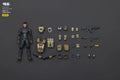 JOYTOY Dark Source 1/25 Fear XS-01 Night Raid XS-02 Assault XS-03 Tactical Pilot Action Figure Mini Soldier Figurine Model Toy