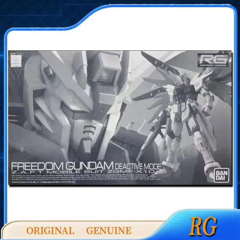 Bandai Original Genuine RG STRIKE FREEDOM JUSTICE DESTINY GUNDAM ZGMF-X09A-X10A-X20A-X42S Anime Action Figures Assembly Model