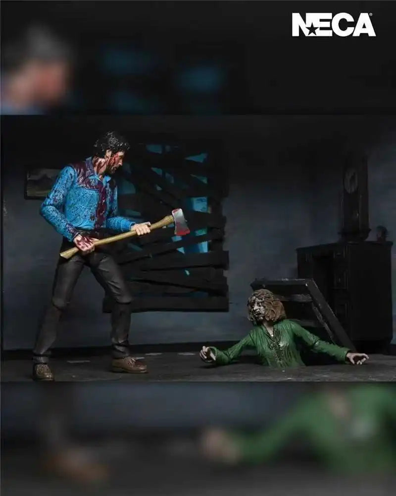 Neca 41979 The Evil Dead Ash Cheryl 2-Pack Action Figure Model Anime Collection Model Toy Doll Statue Gift In Stock