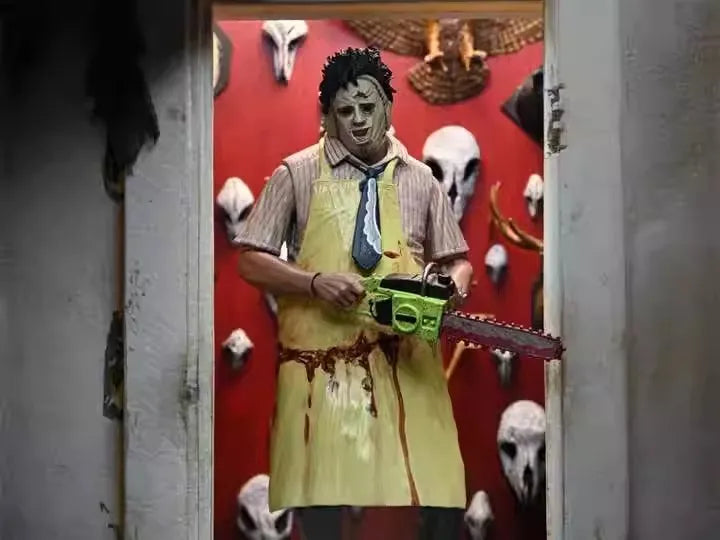 NECA 41607 Toys Texas Chainsaw Massacre Clothed Action Figure Leatherface 50th Anniversary 18 cm Original Model Anime Doll Gifts
