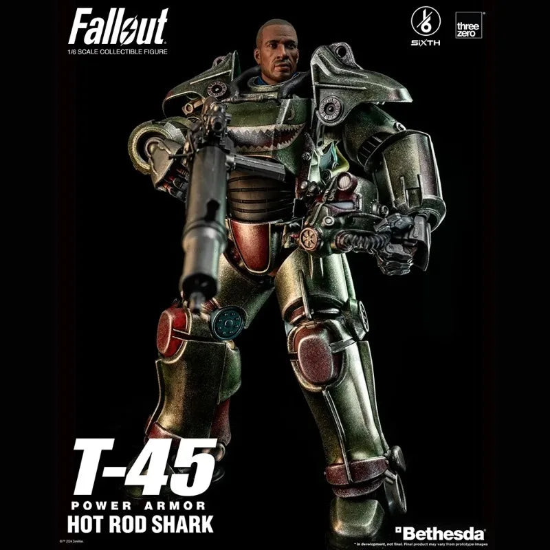 In Stock Original in Stock Threezero 3Z07740W0 Fallout T-45 T45 Shark Power Armor 1/6 Action Figure Collection Gift