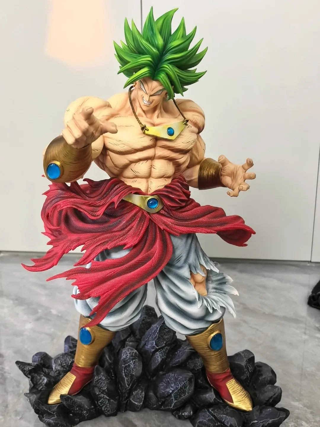 New 50cm Dx Dx Toys Dragon Ball Anime Figures Ssj4 Broli Figures Super Saiyan 4 Pvc Statue Collection Model Ornament Gifts Toys